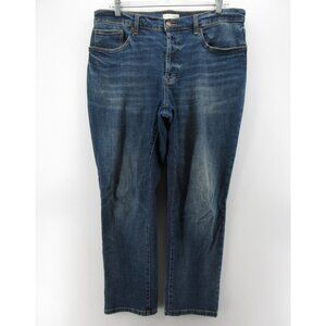 Oliver Logan Jeans 31 Ludlow Relaxed Button Fly Denim Stretch Pants
